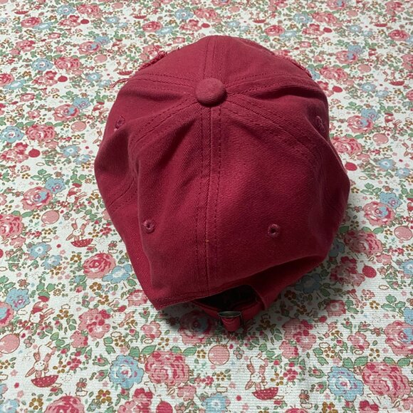 Chrome Heart Cross Logo Torn Edge Baseball Cap - Picture 5 of 7